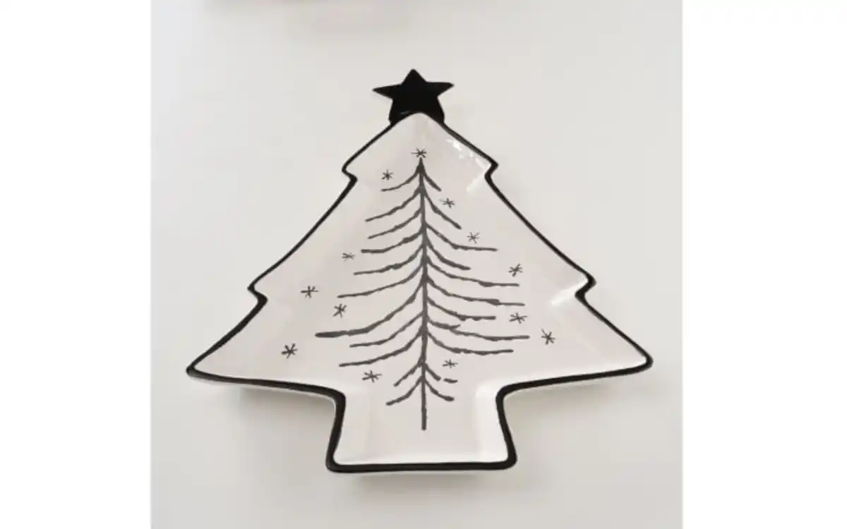 Bild 3 von Teller Madalyn, Dolomit Gestein, schwarz/weiß