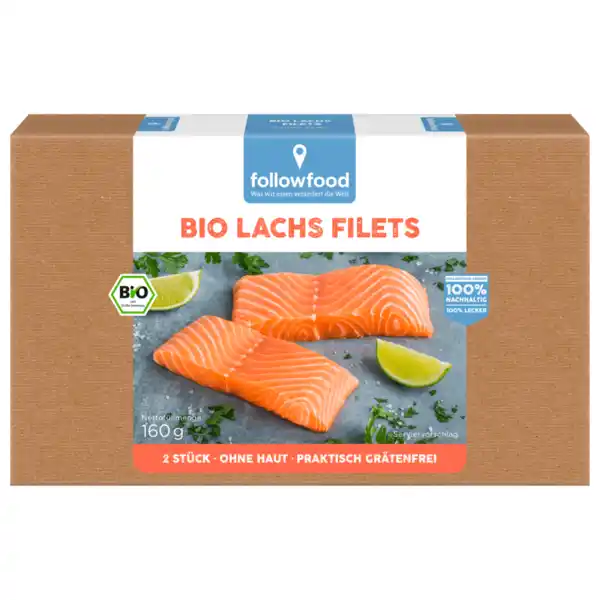 Bild 1 von Followfish Bio-Lachs-Filets 200g