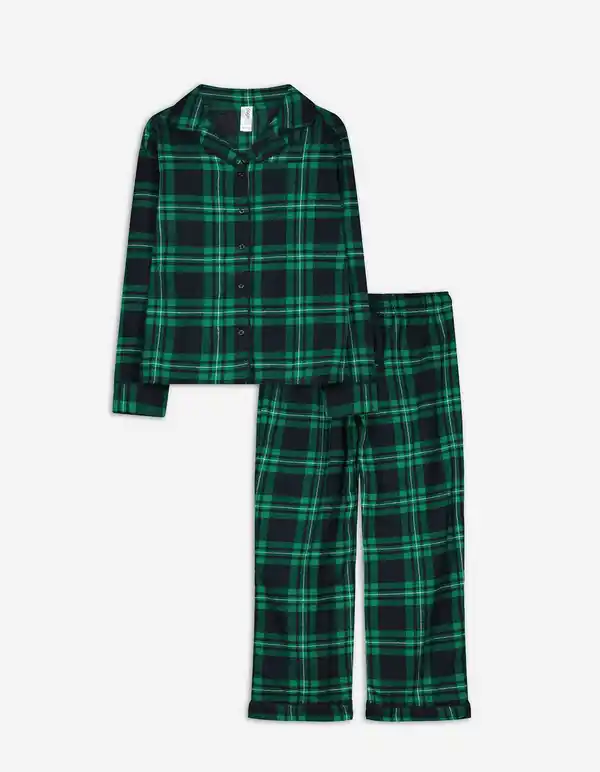 Bild 1 von Kinder Pyjama Set aus Sweatshirt und Hose - Knopfverschluss