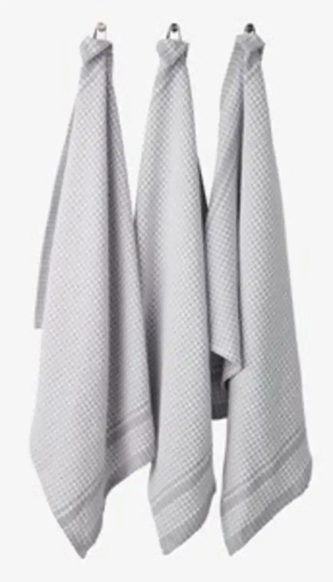 Bild 1 von Geschirrtuch SANDARVE 50x70 grau 3Stk/Pck