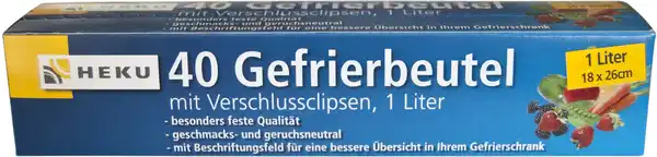 Bild 1 von Gefrierbeutel 1 Liter