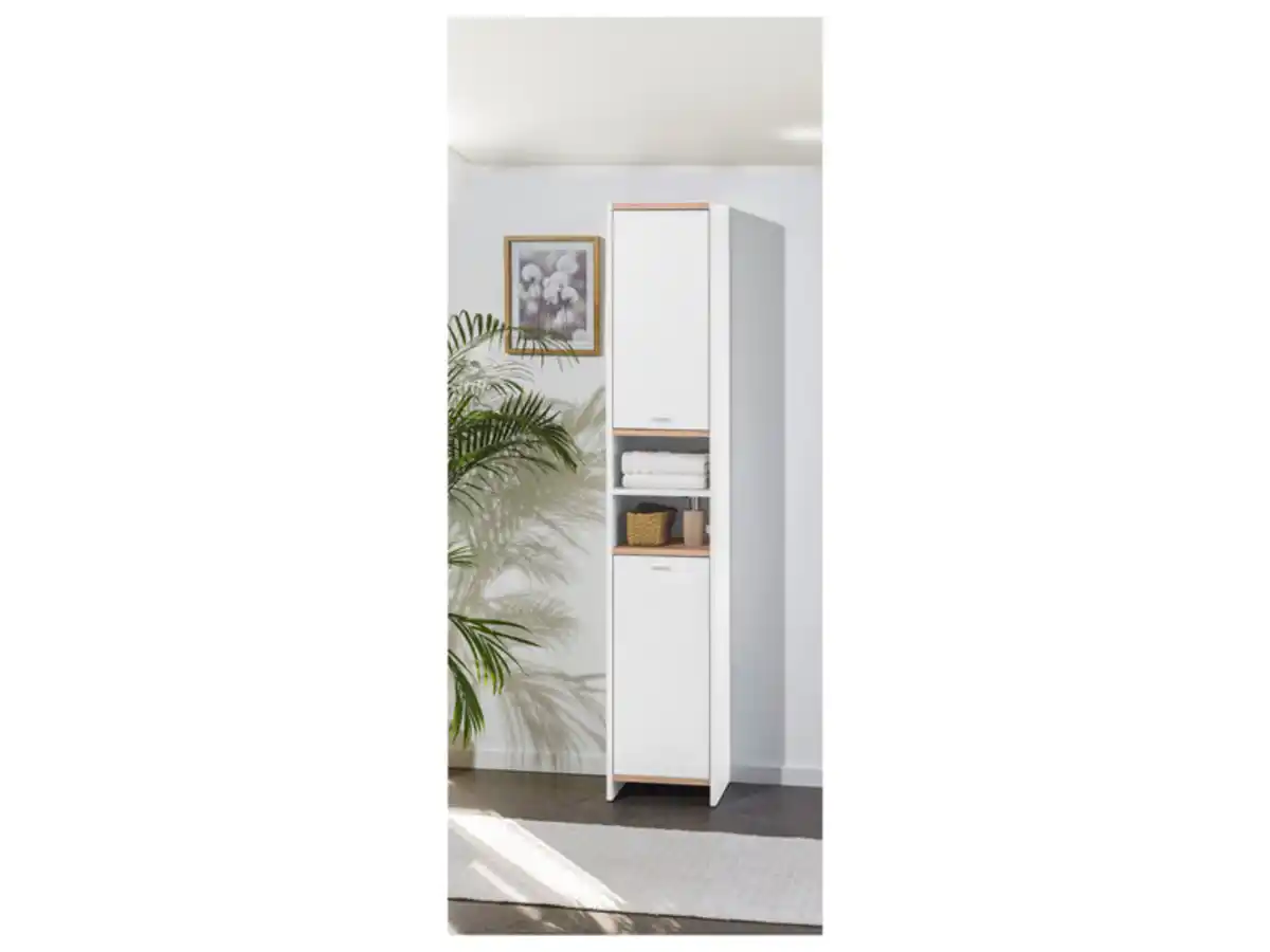 Bild 2 von LIVARNO home Bad-Hochschrank, mit höhenverstellbaren Einlegeböden