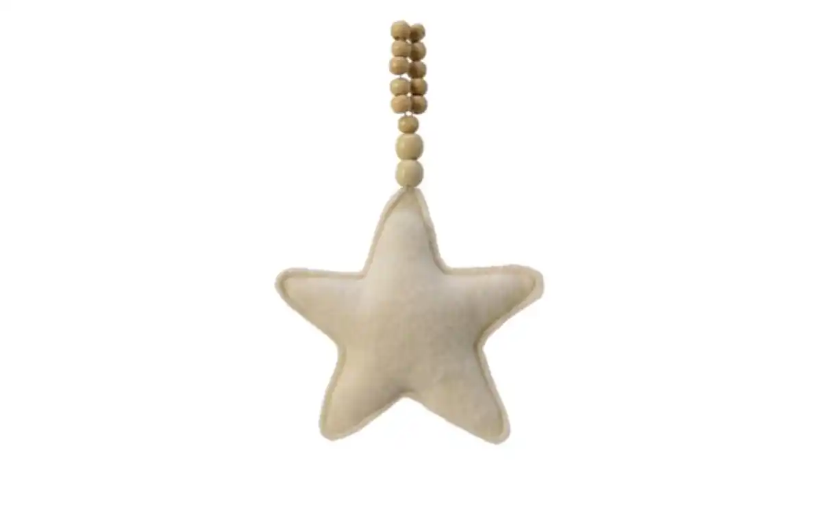 Bild 1 von Stern-Dekoanhänger, creme, 15 cm