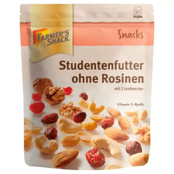 Bild 1 von Farmer's Snack Studentenfutter ohne Rosinen 125g