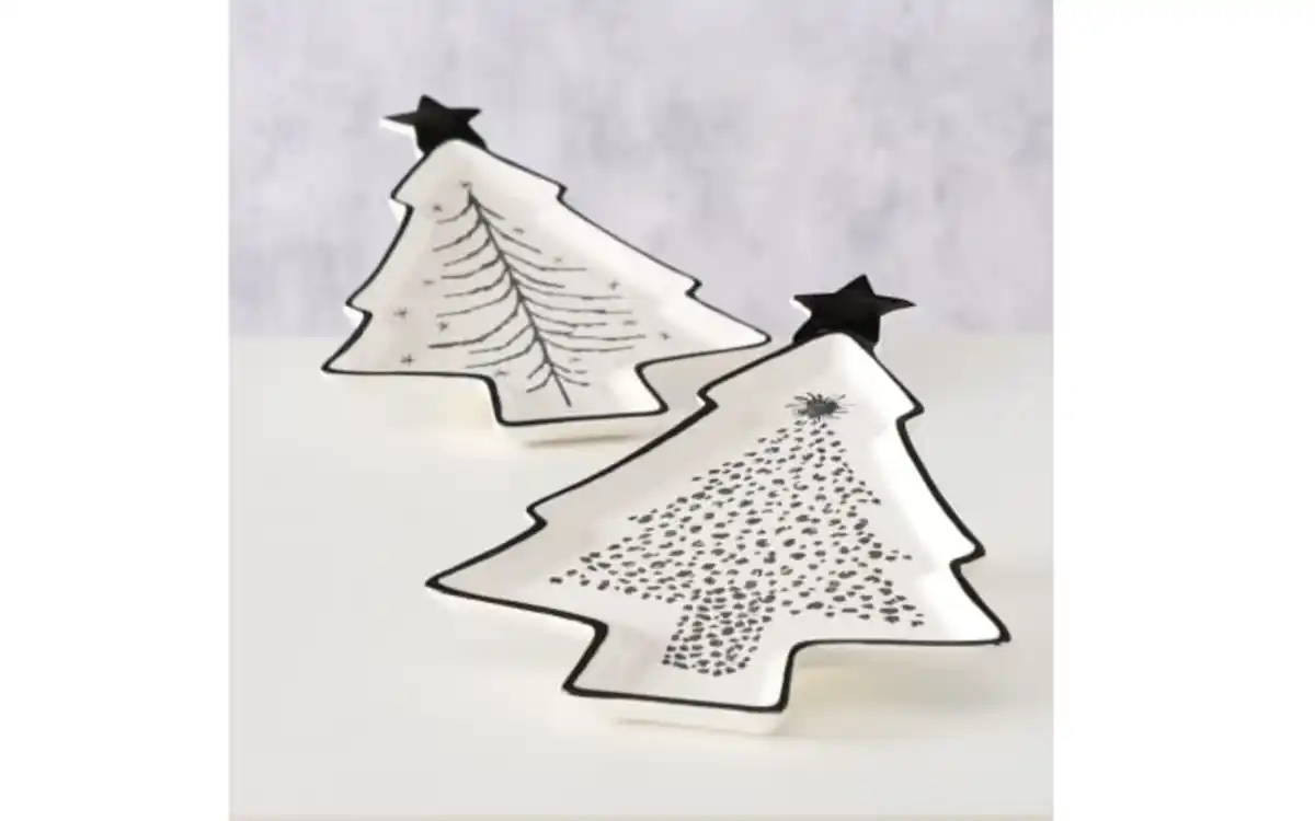 Bild 4 von Teller Madalyn, Dolomit Gestein, schwarz/weiß