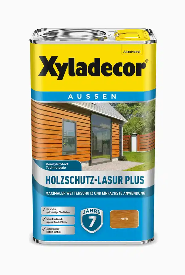 Bild 1 von Xyladecor Holzschutz-Lasur 2,5 L kiefer Plus