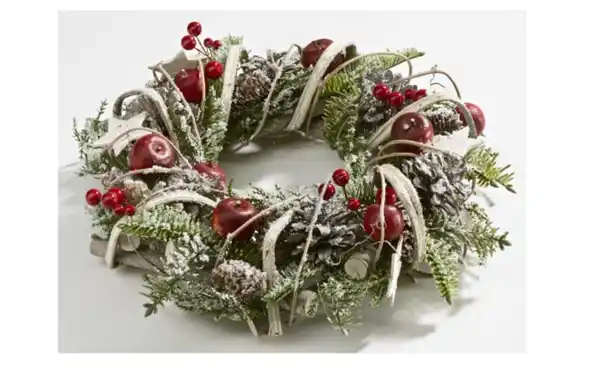 Bild 2 von Deko Kranz mit Tannenzapfen, grün, 32 cm