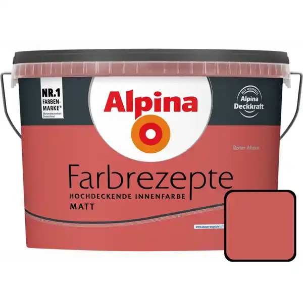 Bild 1 von Alpina Farbrezepte Roter Ahorn matt 2,5 L