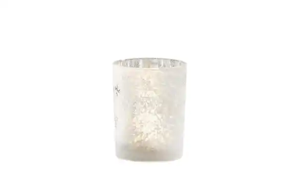 Bild 1 von Windlicht aus Glas, silber, 8 cm