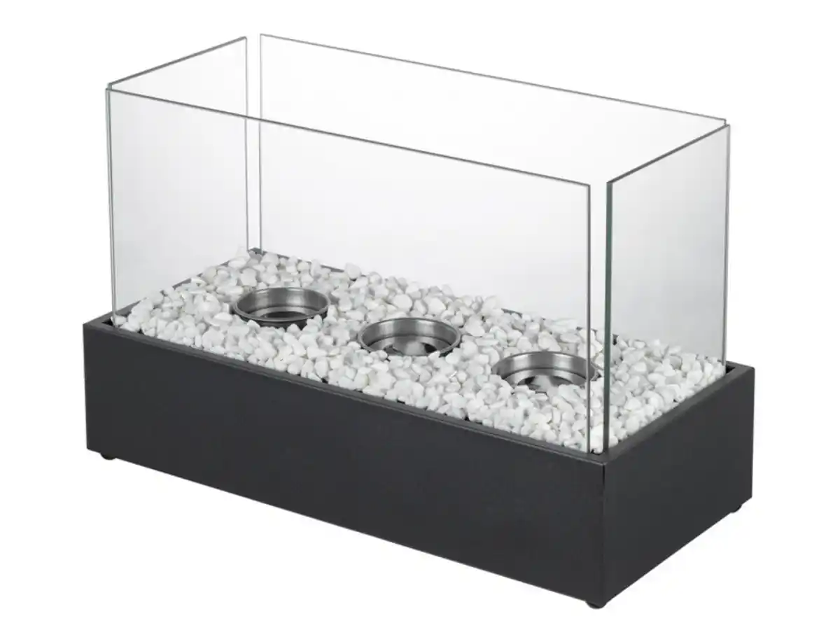 Bild 1 von tepro Ethanol Tischfeuerstelle, schwarz, Edelstahl