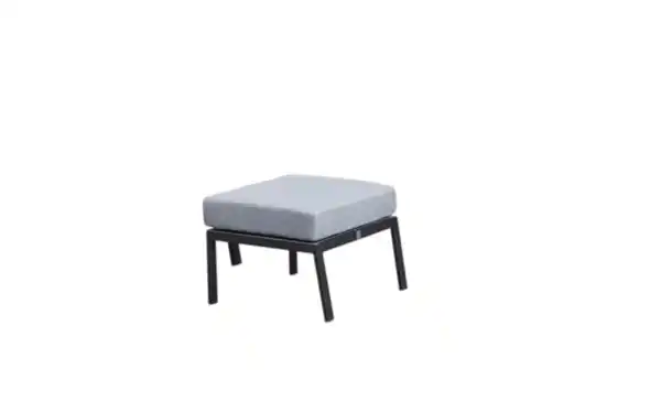 Bild 1 von outdoor (Gartenmöbel Mit Flair) - Gartenhocker Sondrino, Aluminiumgestell in schwarz