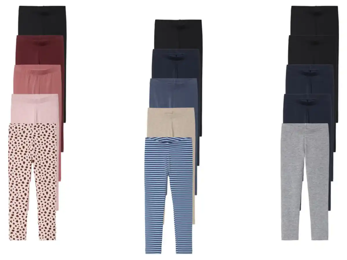 Bild 1 von lupilu® Kinder Leggings, 5 Stück, mit hohem Baumwollanteil