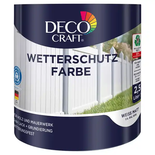 Bild 2 von DECO CRAFT Wetterschutz-Farbe 2,5 l