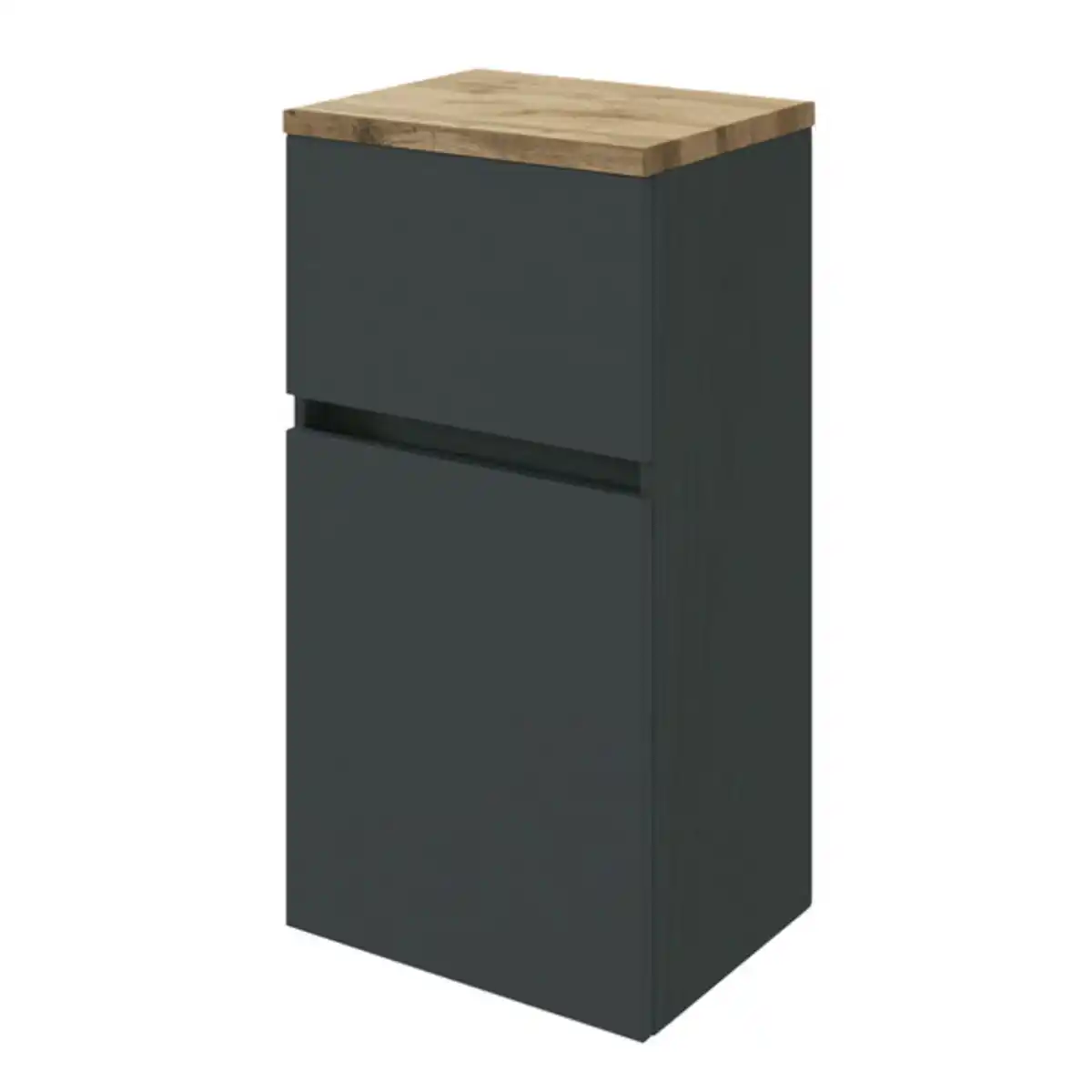 Bild 1 von Unterschrank Bristol, 40 cm, matt grau/grafitgrau