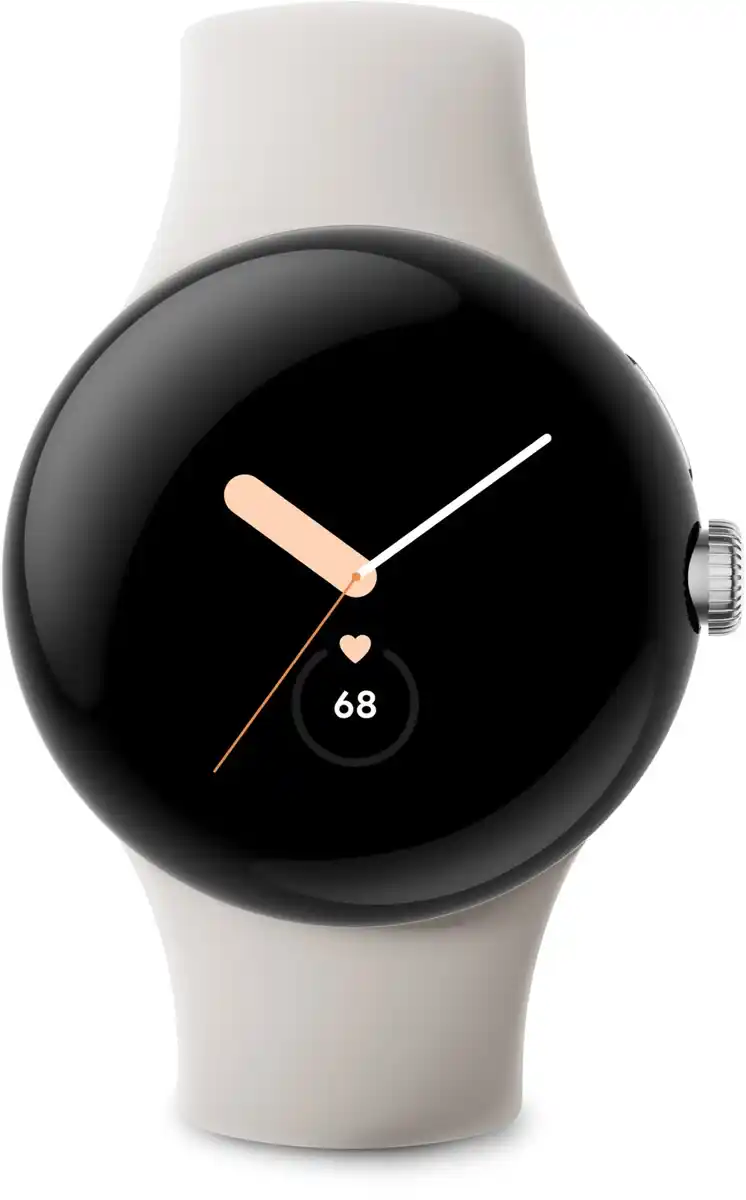 Bild 1 von Pixel Watch WiFi Smartwatch polished silver/chalk