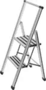 Wenko Aluminium-Design Klapptrittleiter 2,30 m