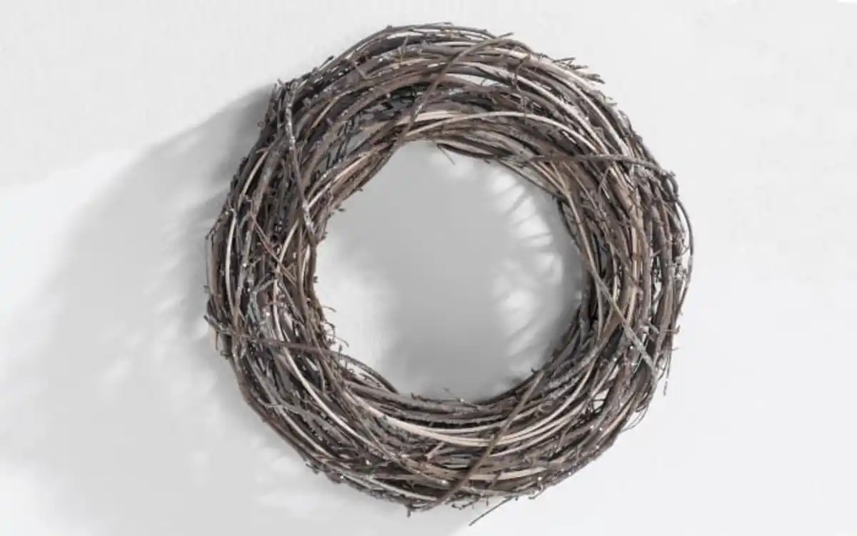 Bild 2 von Deko Kranz aus Rattan, braun, 34 cm