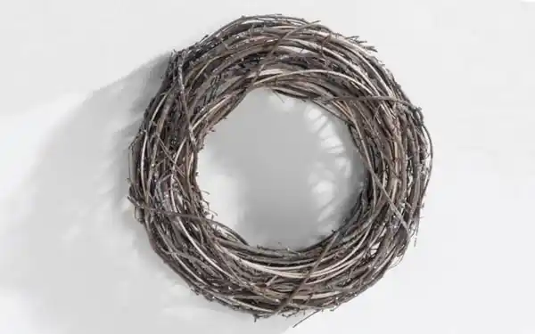 Bild 2 von Deko Kranz aus Rattan, braun, 34 cm