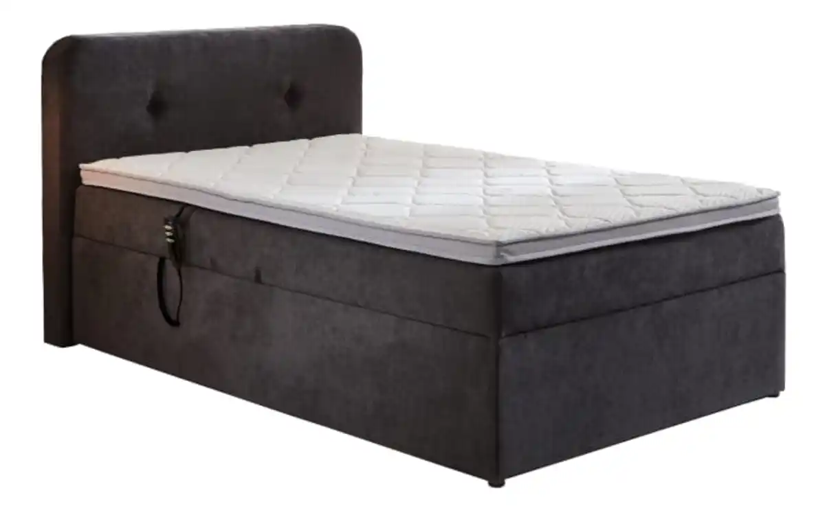 Bild 2 von Sun Garden - Motor-Polsterbett Gabriola, grau, 100 x 200 cm, inkl. Bettkasten