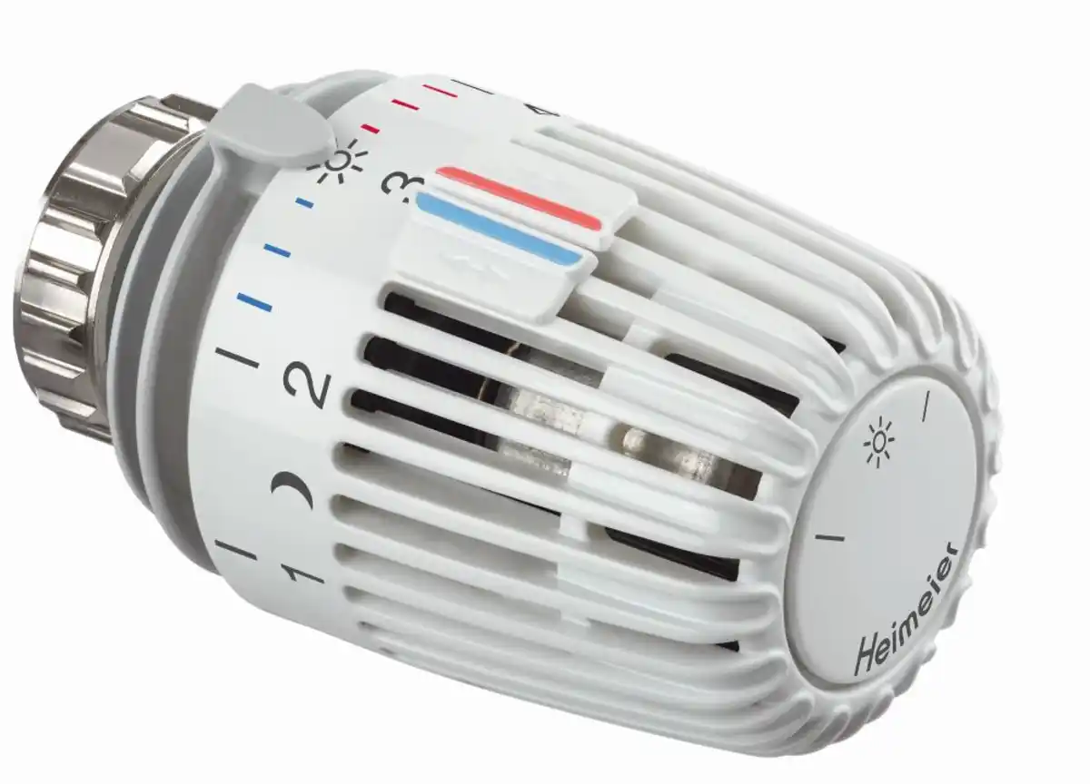 Bild 1 von Heimeier Thermostatkopf Typ K fester Fühler, M30 Anschluss, weiß