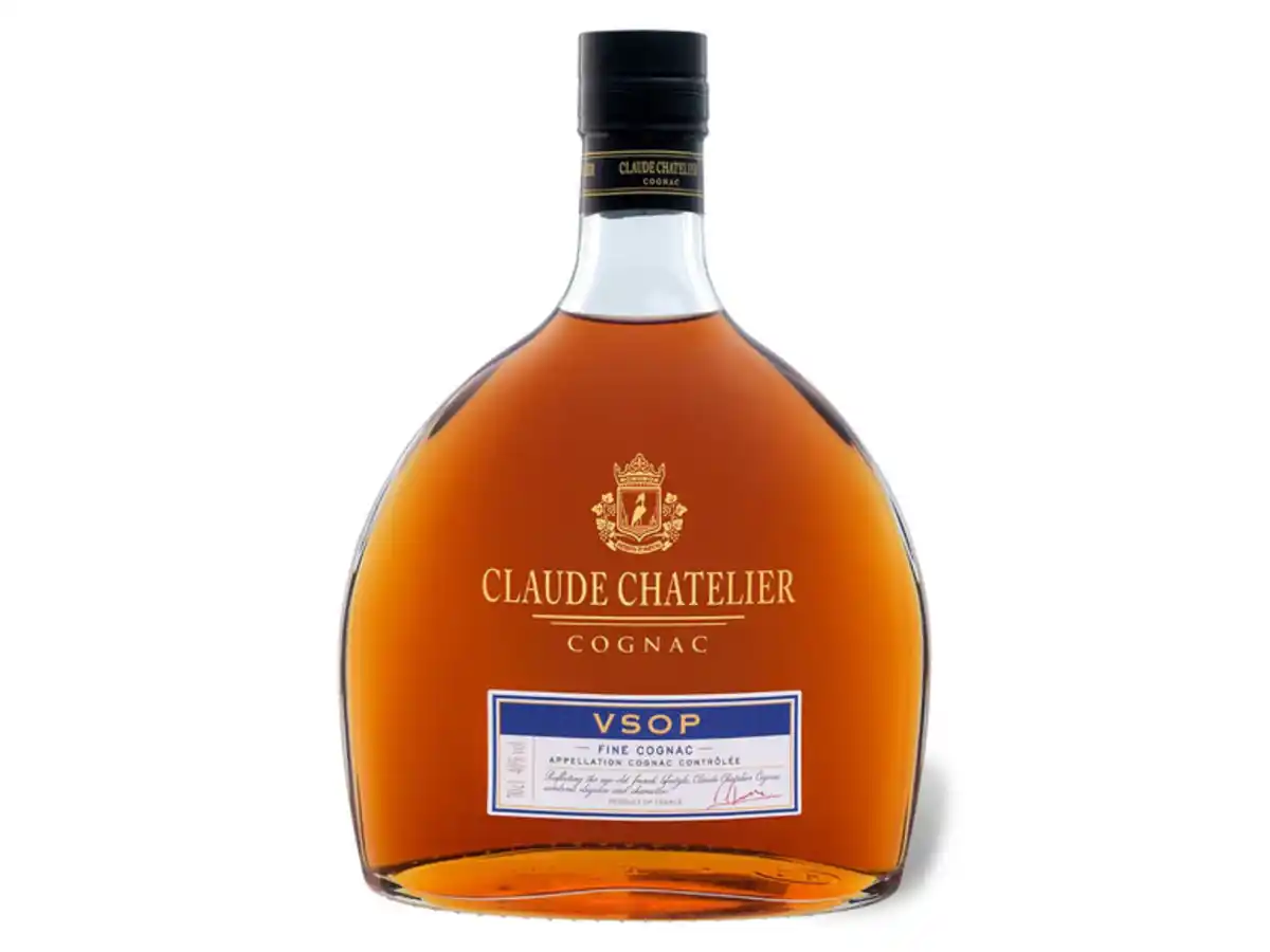 Bild 2 von Claude Chatelier VSOP Cognac mit Geschenkbox 40% Vol