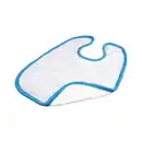 Bild 2 von Babylatz individuell bedruckbar aus Baumwolle mit Klettverschluss, gelb/rosa/blau
