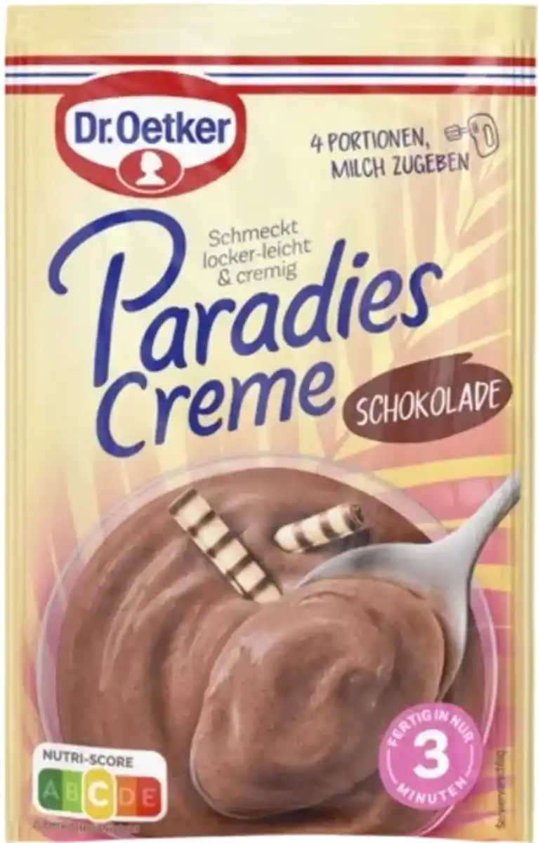 Bild 1 von Dr.Oetker Paradies Creme Schokolade 74G