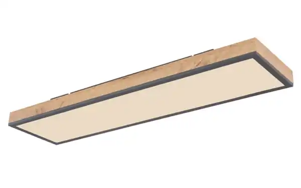 Bild 1 von LED-Deckenleuchte CCT Doro, holz/graphit, 80 cm