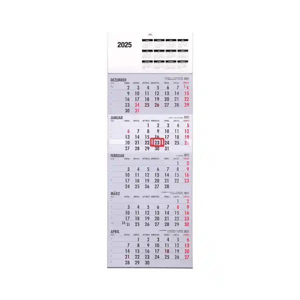 Bild 1 von Fünfmonatskalender 2025 54 x 24 cm