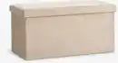 Bild 1 von Pouf AUNING 76x38 m/Stauraum Samt sand dunkel
