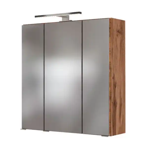 Bild 1 von Spiegelschrank Lincoln, 60 cm, wotaneiche – Energieeffizienzklasse G