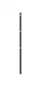 Bild 1 von Alberts Zaunpfosten inkl. Klemmlasche 150 cm 60 x 40 mm anthrazit