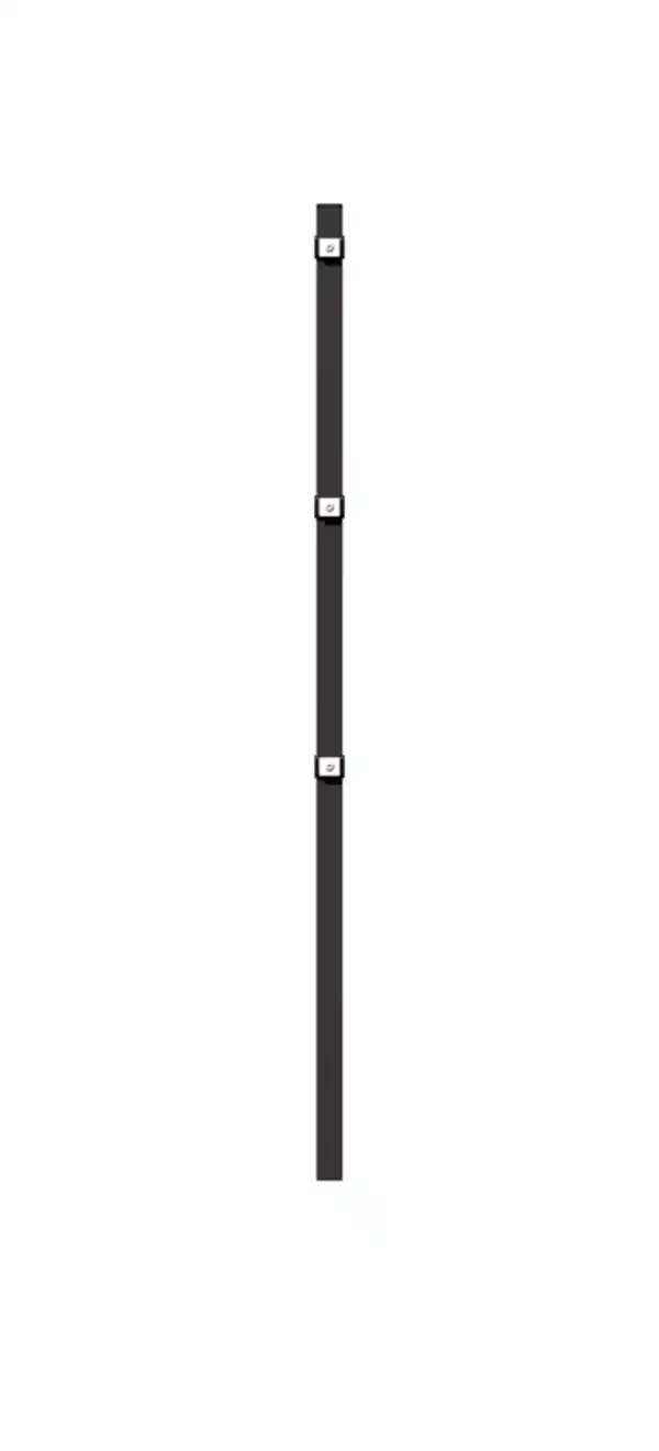 Bild 1 von Alberts Zaunpfosten inkl. Klemmlasche 150 cm 60 x 40 mm anthrazit