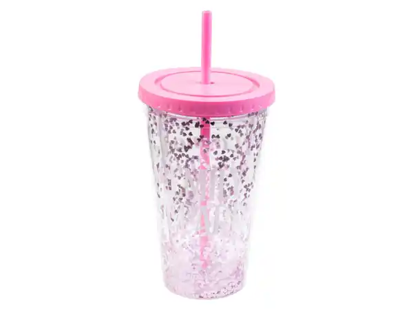 Bild 2 von Festival-Trinkbecher »Emily in Paris«, mit Trinkhalm