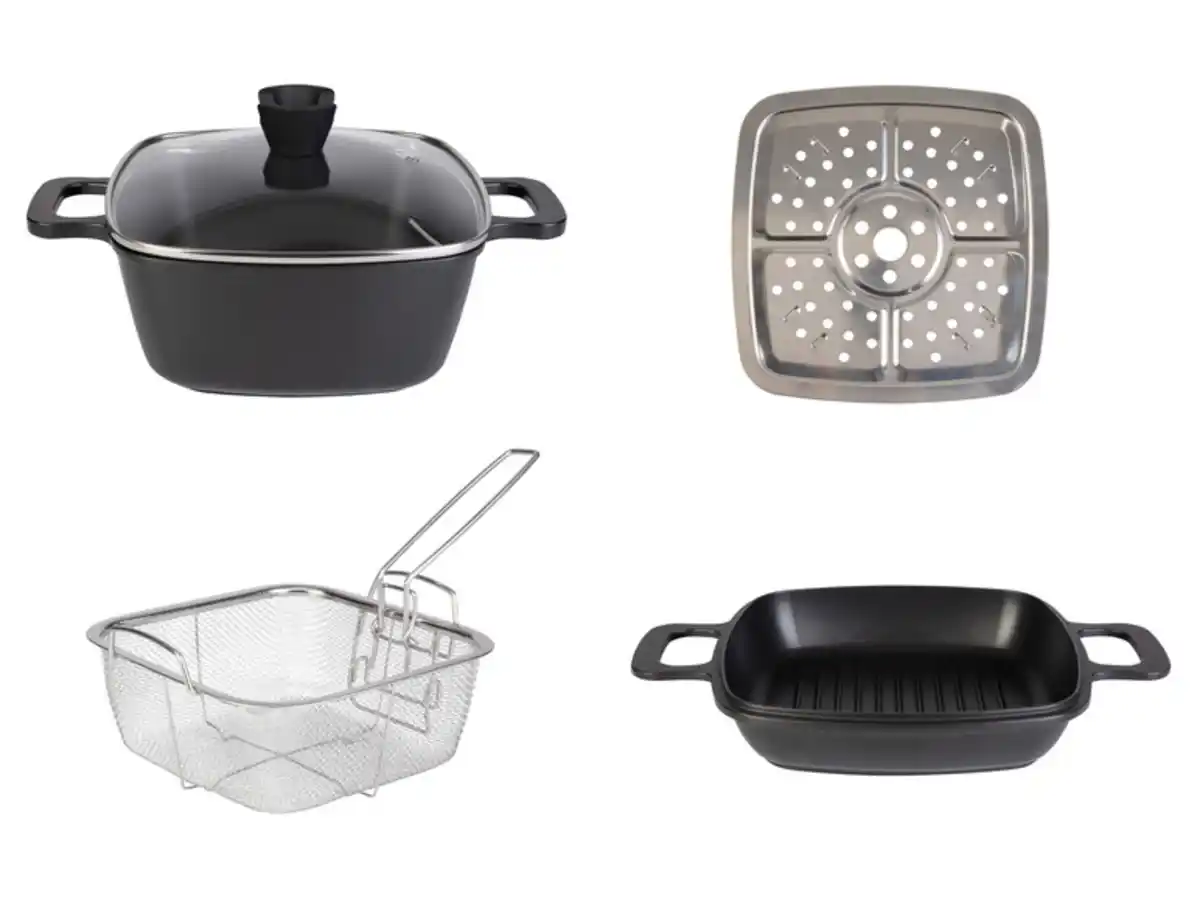 Bild 1 von LIVARNO home Aluguss-Multifunktions-Set, 5 in 1