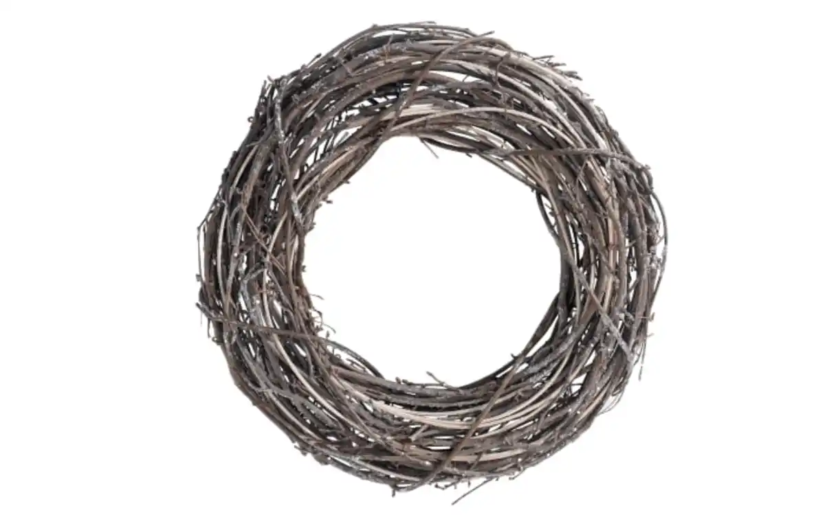 Bild 1 von Deko Kranz aus Rattan, braun, 34 cm