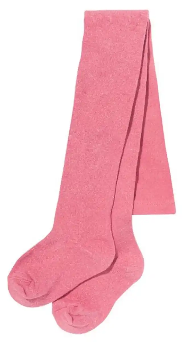 Bild 2 von Kinder-Strumpfhosen mit Baumwolle, 2 Paar rosa
