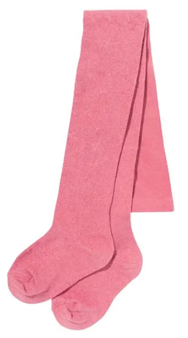 Bild 2 von Kinder-Strumpfhosen mit Baumwolle, 2 Paar rosa