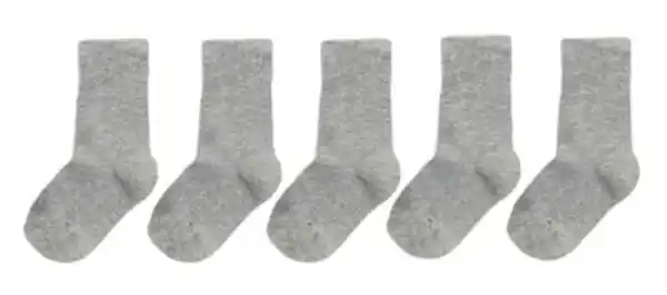 Bild 2 von 5er-Pack Kinder-Socken graumeliert