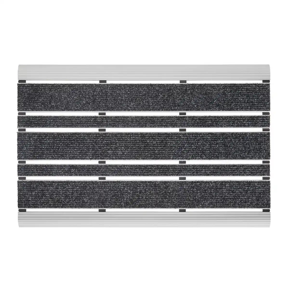 Bild 1 von PANA® Aluminium Türmatte I Fußmatte Außen I Schmutzfangmatte I Fussabtreter mit Nadelfilzeinlagen I für den Aussenbereich I floor mat I Größe: ca. 39x60cm I verschiedene Farben