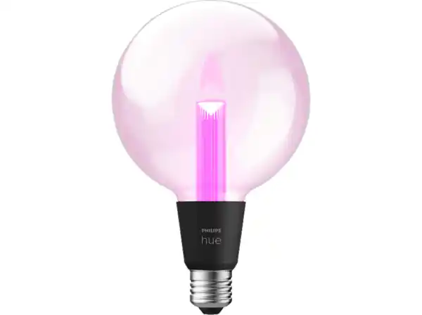 Bild 1 von PHILIPS Hue White & Col. Amb. Lightguide Giant Globe Smarte Glühbirne Kalt-Warmweiß und Farbe, Transparent