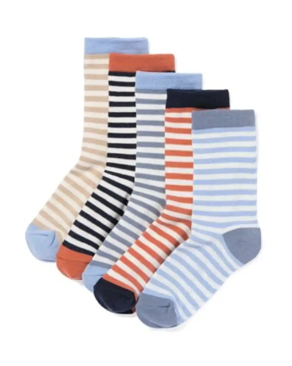 Bild 1 von 5er-Pack Kinder-Socken, mit Baumwolle bunt