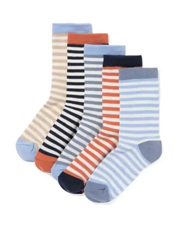 Bild 1 von 5er-Pack Kinder-Socken, mit Baumwolle bunt