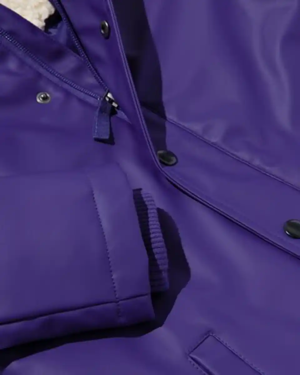 Bild 2 von Kinder-Jacke mit Kapuze violett