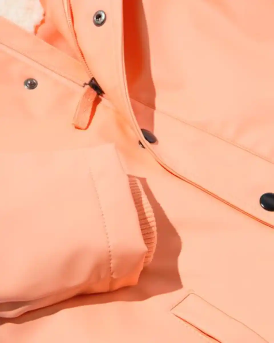 Bild 2 von Kinder-Jacke mit Kapuze pfirsich