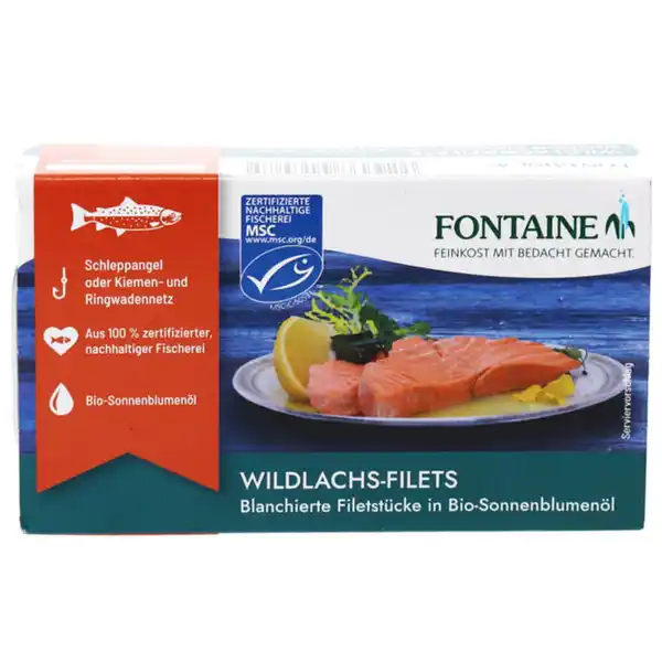 Bild 1 von Fontaine Wildlachsfilet in Bio-Sonnenblumenöl