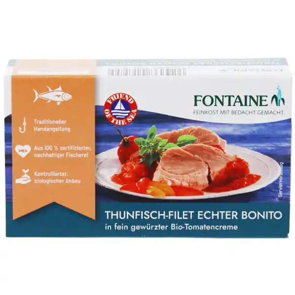 Bild 1 von Fontaine Thunfisch-Filet in Bio-Tomatencreme