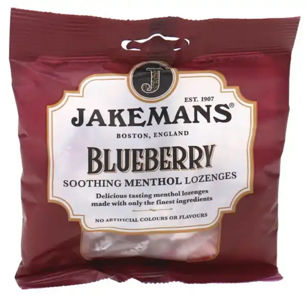 Bild 1 von Jakemans Menthol Bonbons Blaubeere