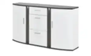 Sideboard  Grasse ¦ weiß ¦ Maße (cm): B: 164 H: 94 T: 41 Kommoden & Sideboards > Sideboards - Sconto