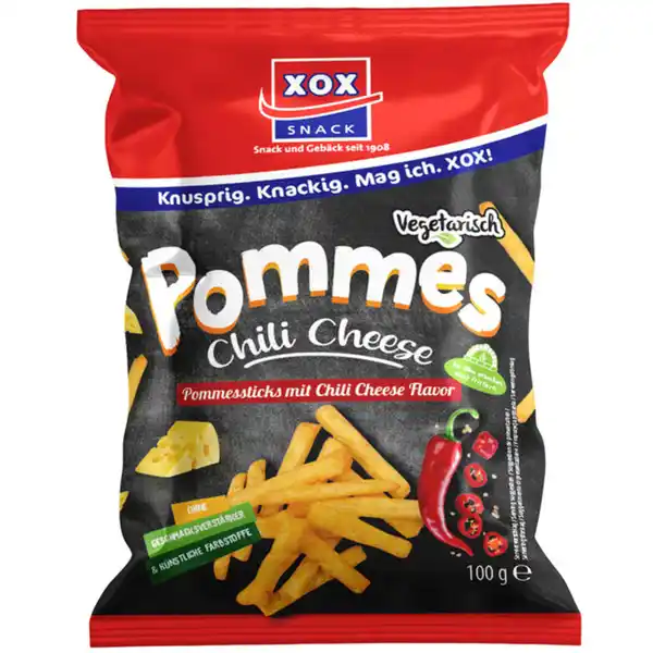 Bild 1 von XOX 2 x Pommes Snack Chili Cheese